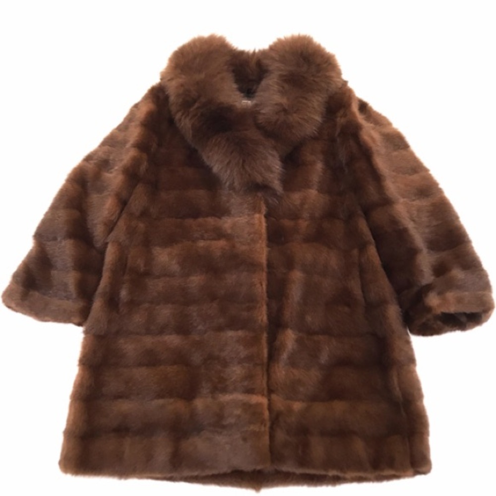 Brown Mink Fur Coat
